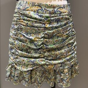 Floral Print mini lined skirt by Zara